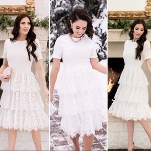 Rachel Parcell | NWT Ivory Cloud Dress